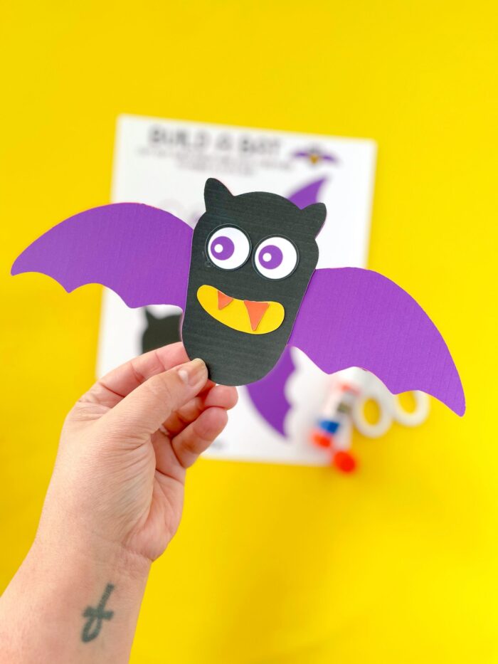 build a bat activity for kids free printable