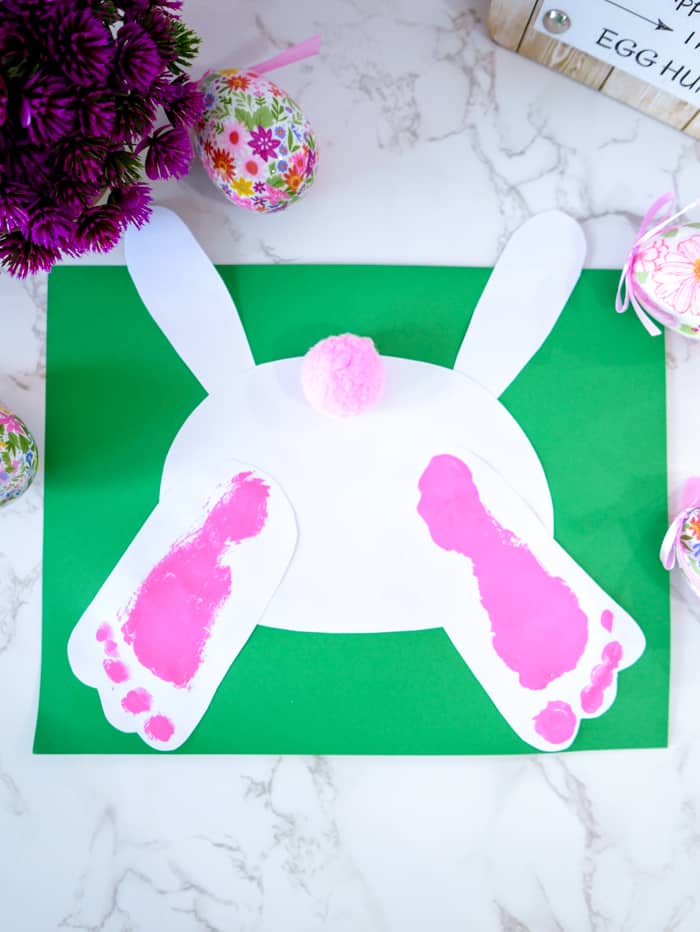 Bunny Footprint Craft