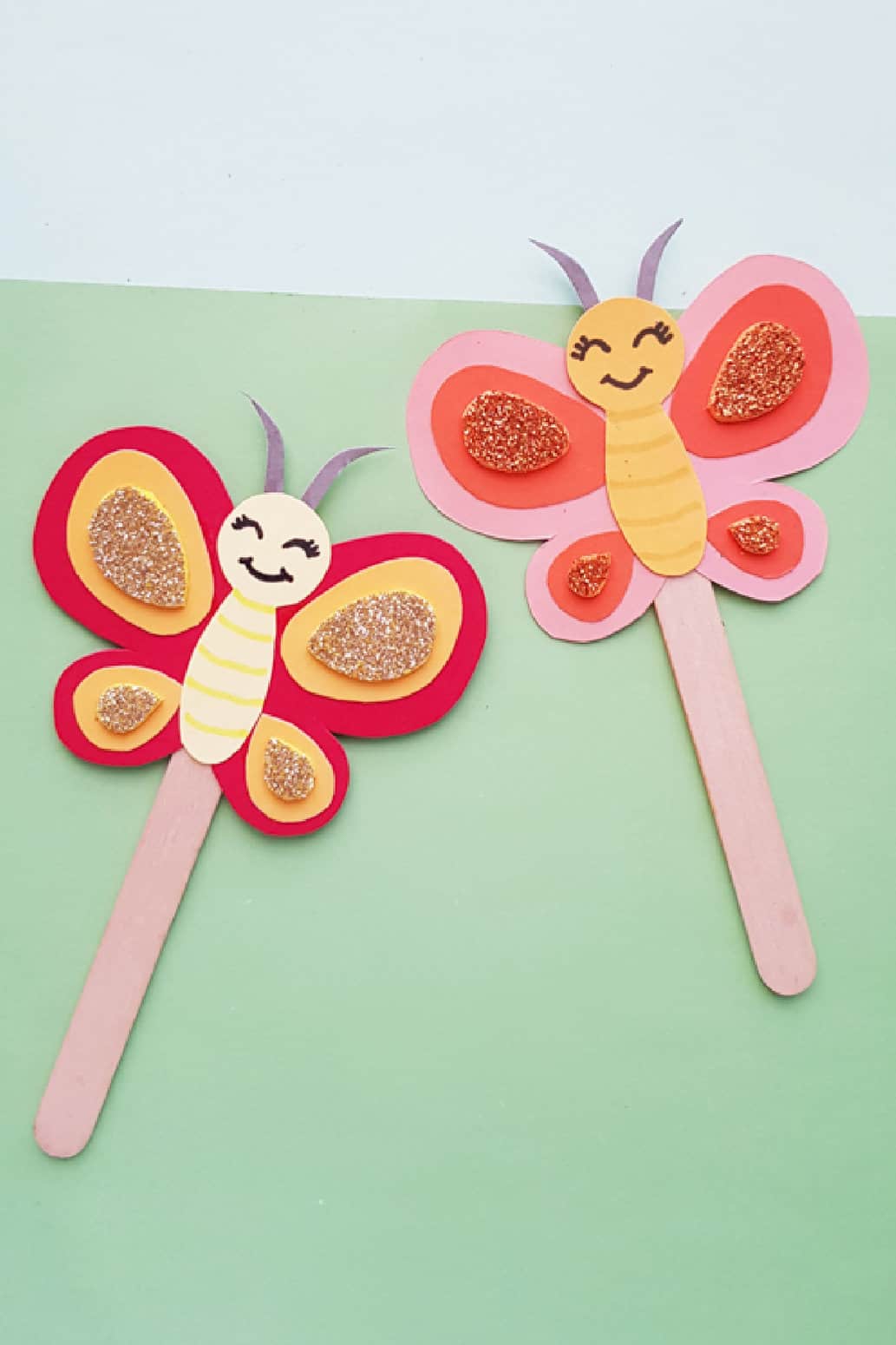 Butterfly Craft For Kids - Made with HAPPY - Quick and Easy Paper