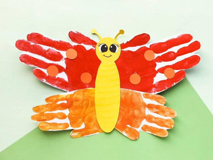 butterfly handprint craft