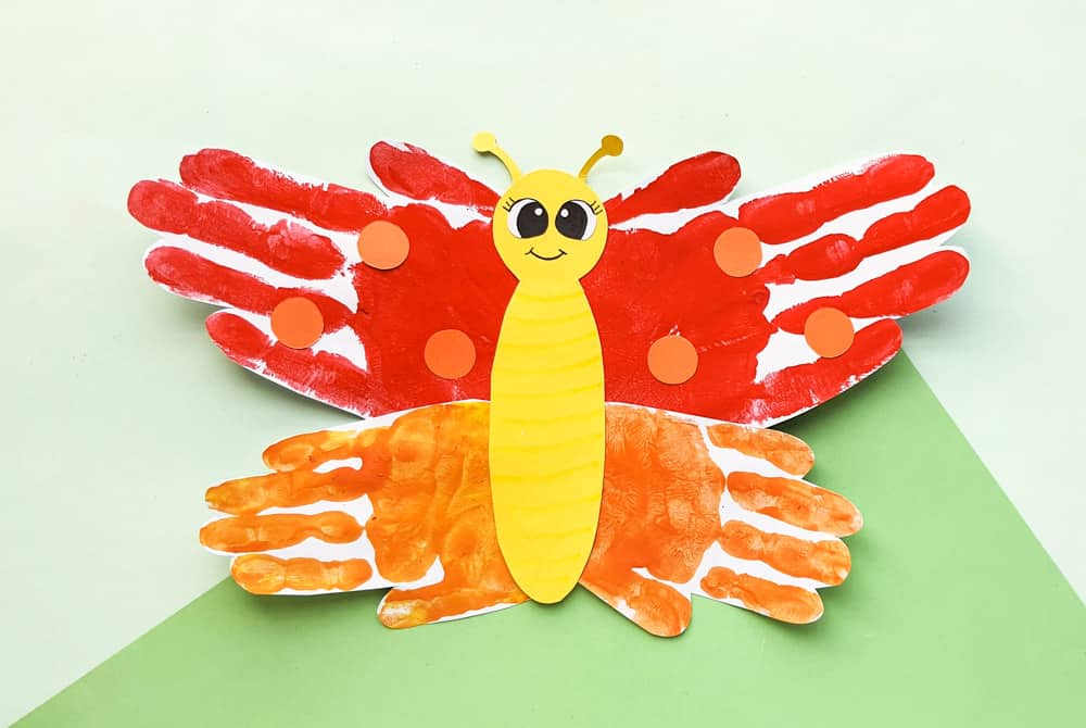 butterfly handprint craft