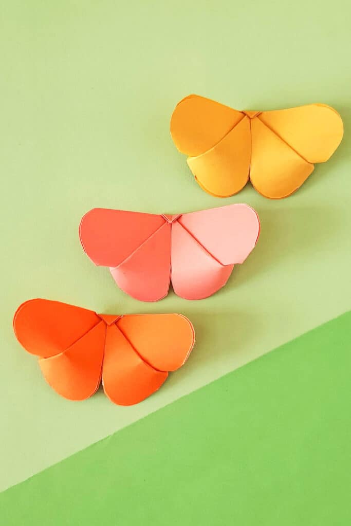 Origami Butterflies Made with HAPPY