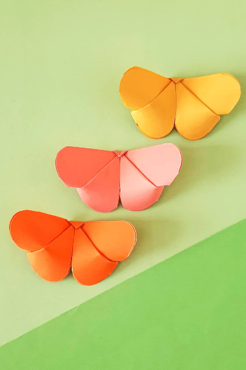 Accordion Fold Butterflies Craft - Our Kid Things