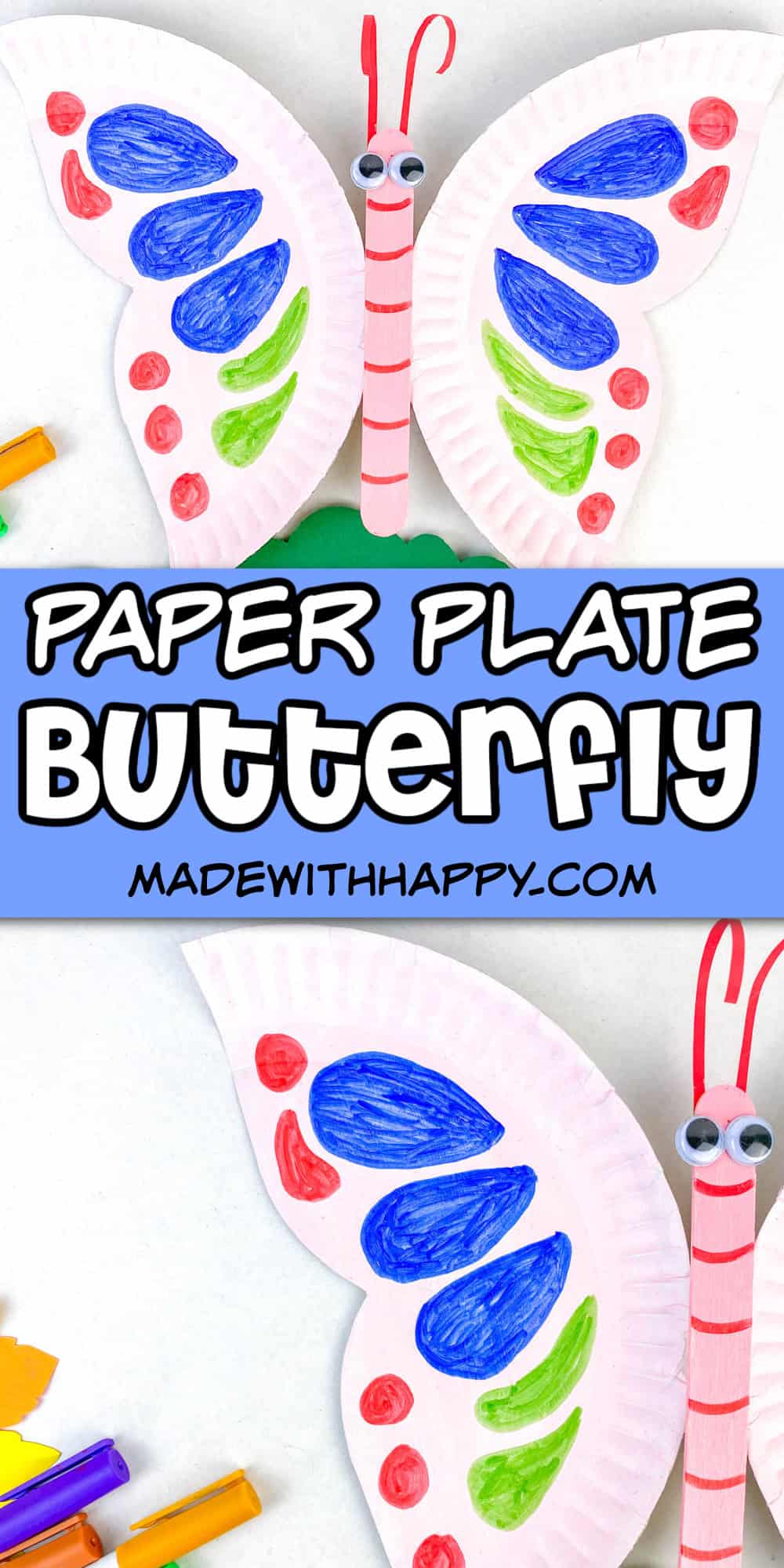 butterfly paper plate craft