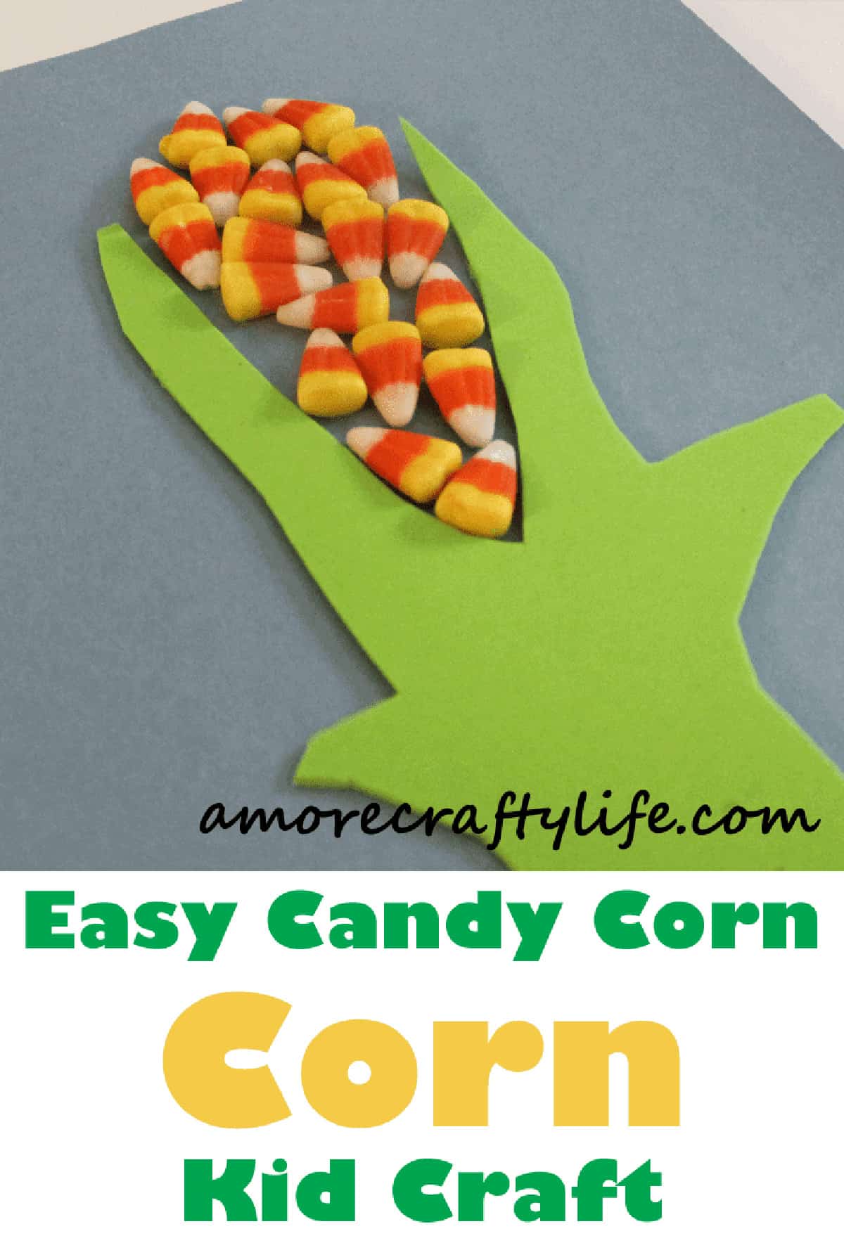 candy corn cob craft