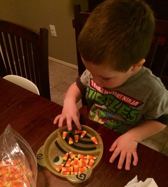 candy corn counting