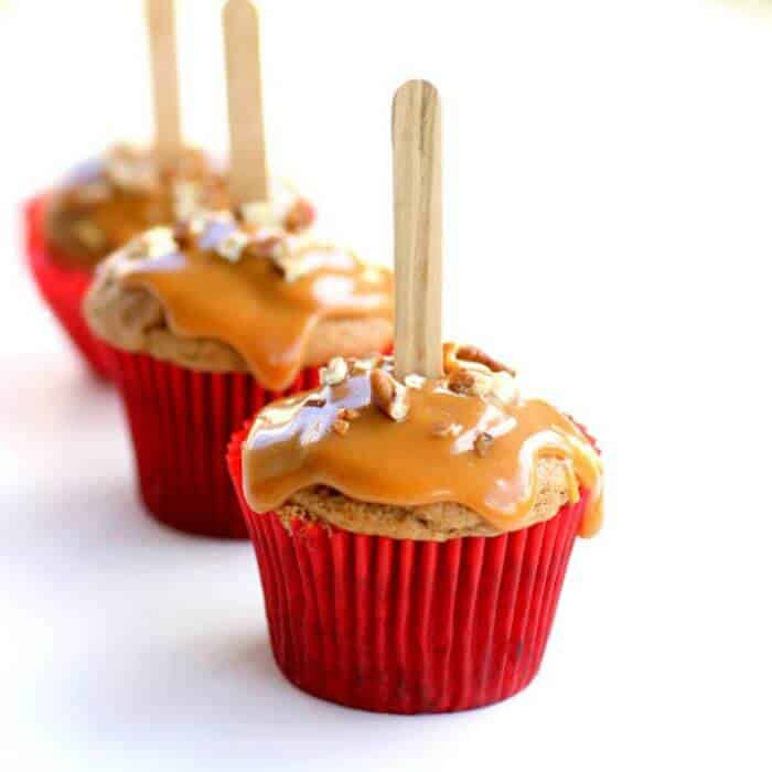 Fall Inspired Cupcakes | Apple Cupcakes, Pumpkin Cupcakes and more | www.madewithHAPPY.com