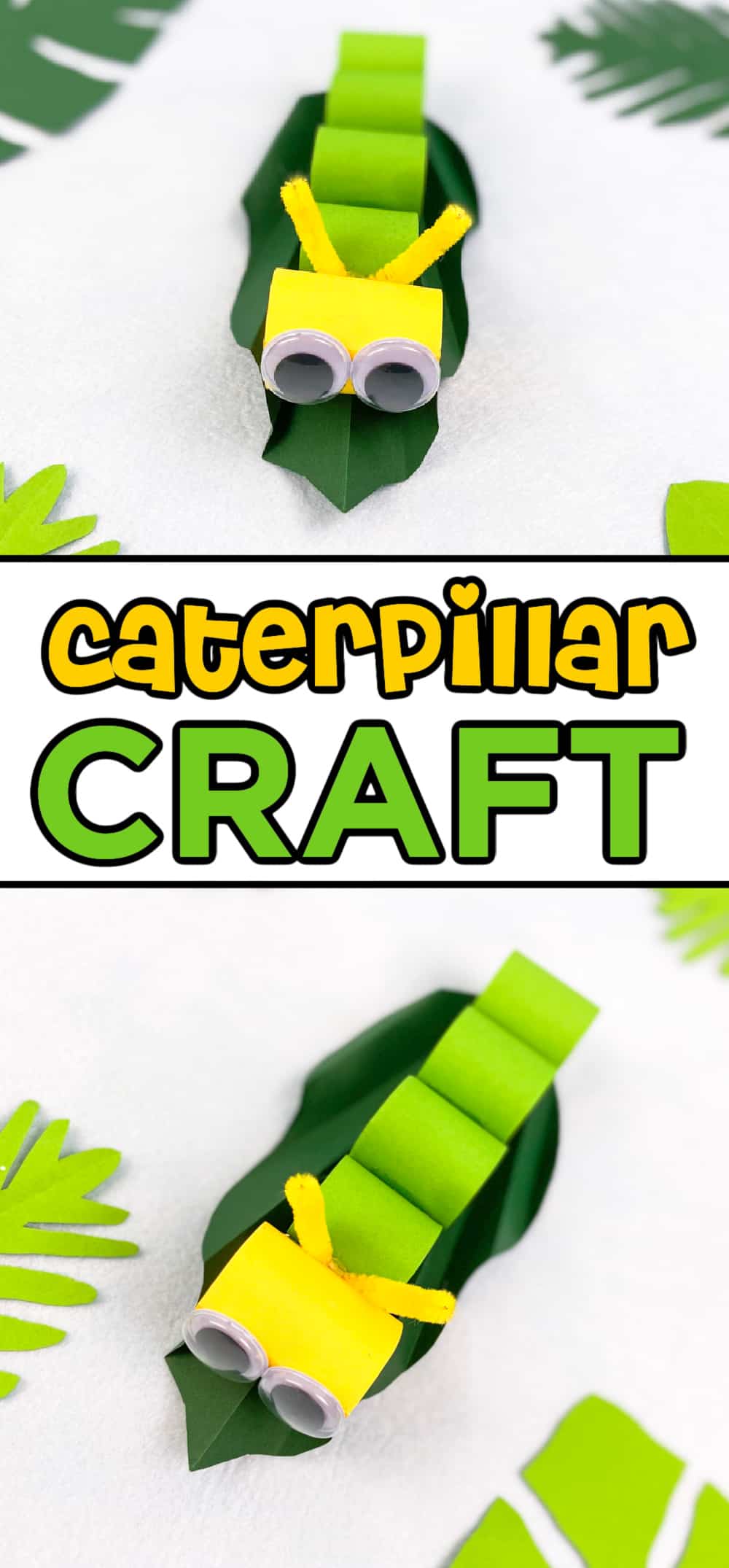 caterpillar paper craft