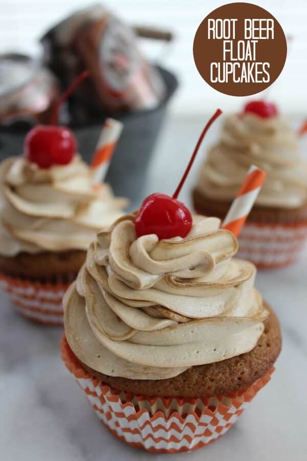 When it comes to unique cupcake recipes, this Root Beer Float Cupcake Recipe is at the top of the list!