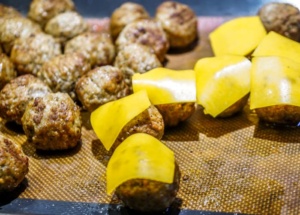 cheeseburger meatballs