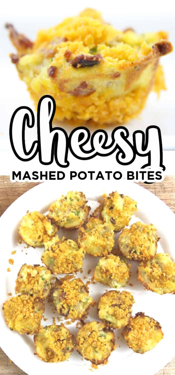 Cheesy Mashed Potato Bites