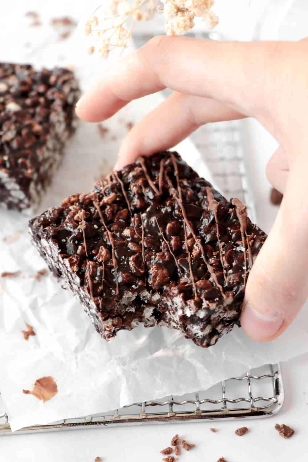 Chocolate rice crispy treats recipe