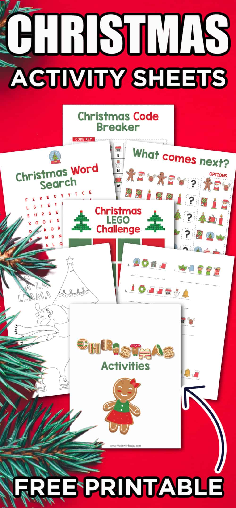 Christmas Activity Packet - Christmas Printable Fun For Kids