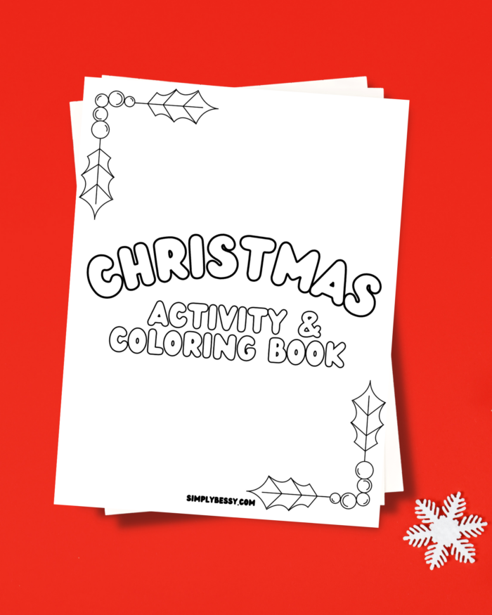 christmas activity and coloring book for kids