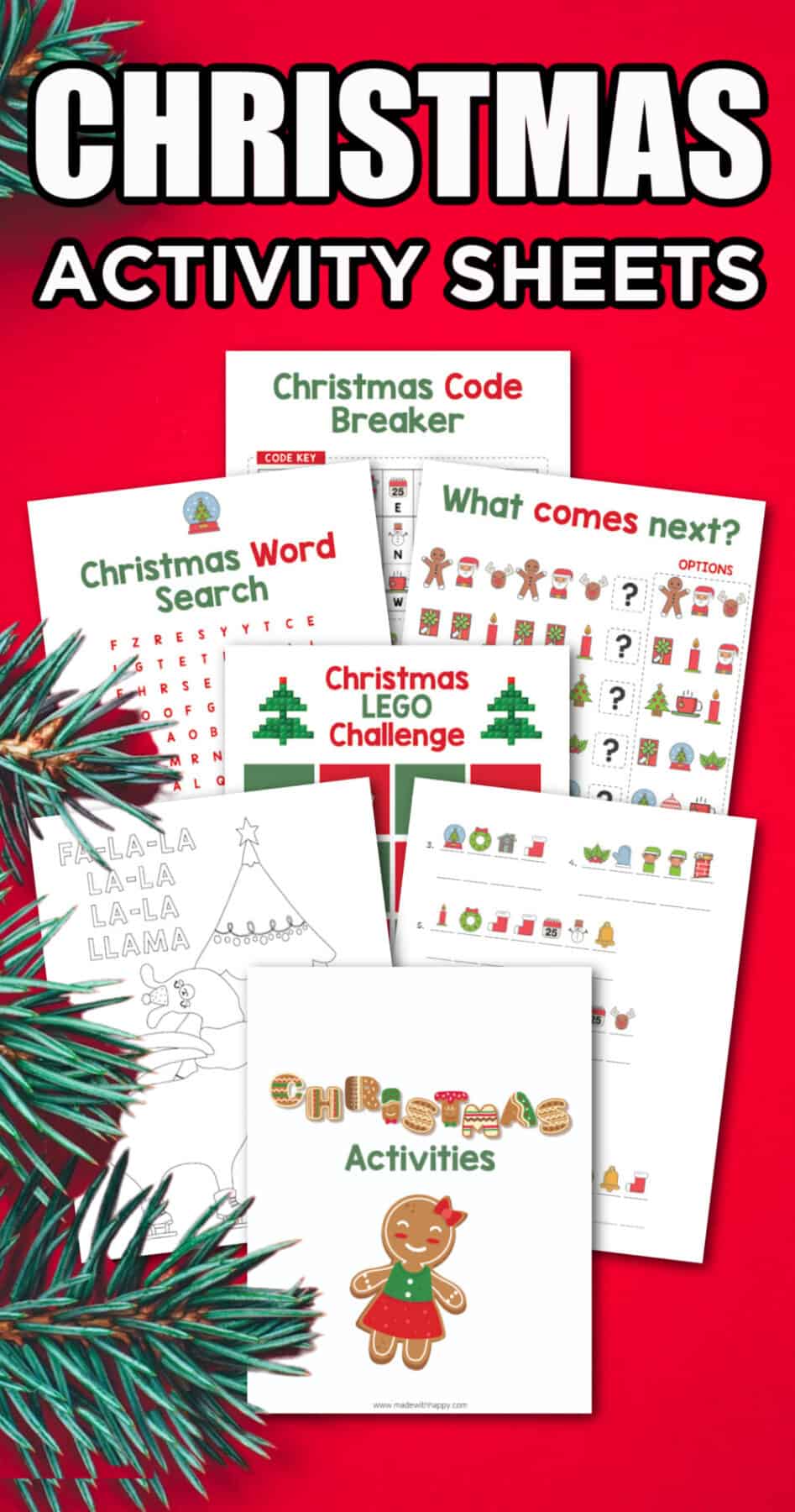 Christmas Activity Pages