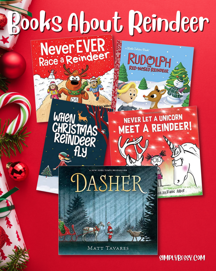 christmas books for kids about reindeer