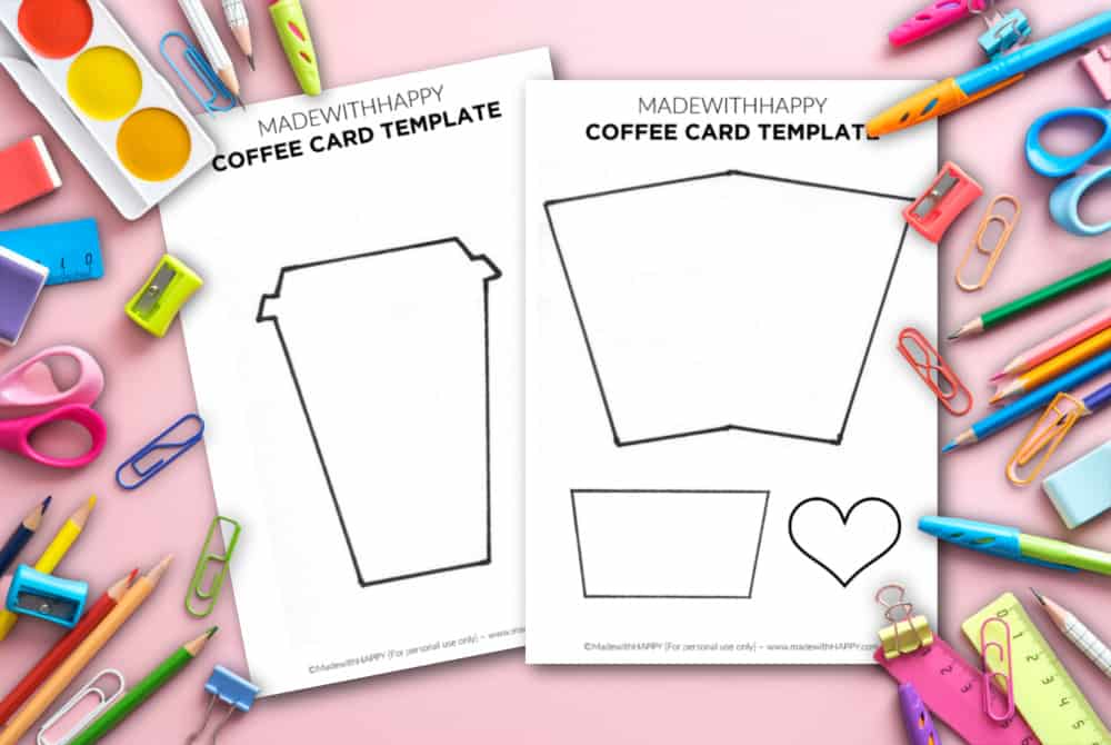 coffee card template