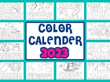 Color Calendar 2023