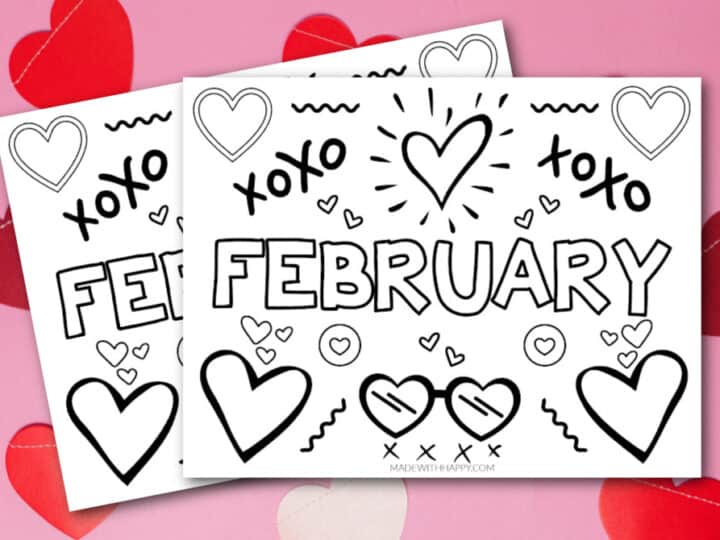 Coloring Pages For February