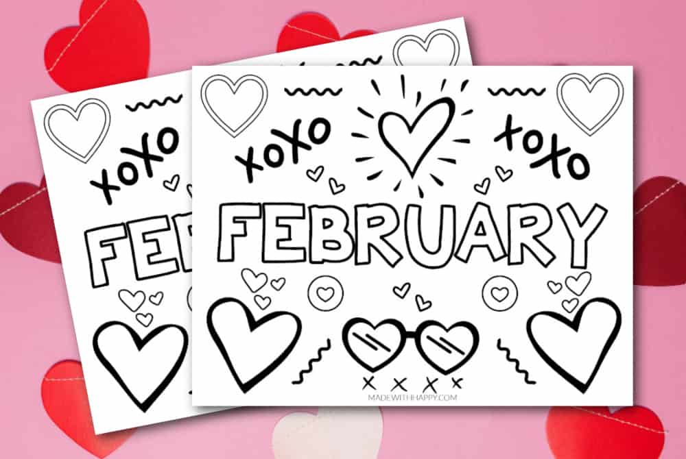 Coloring Pages For February