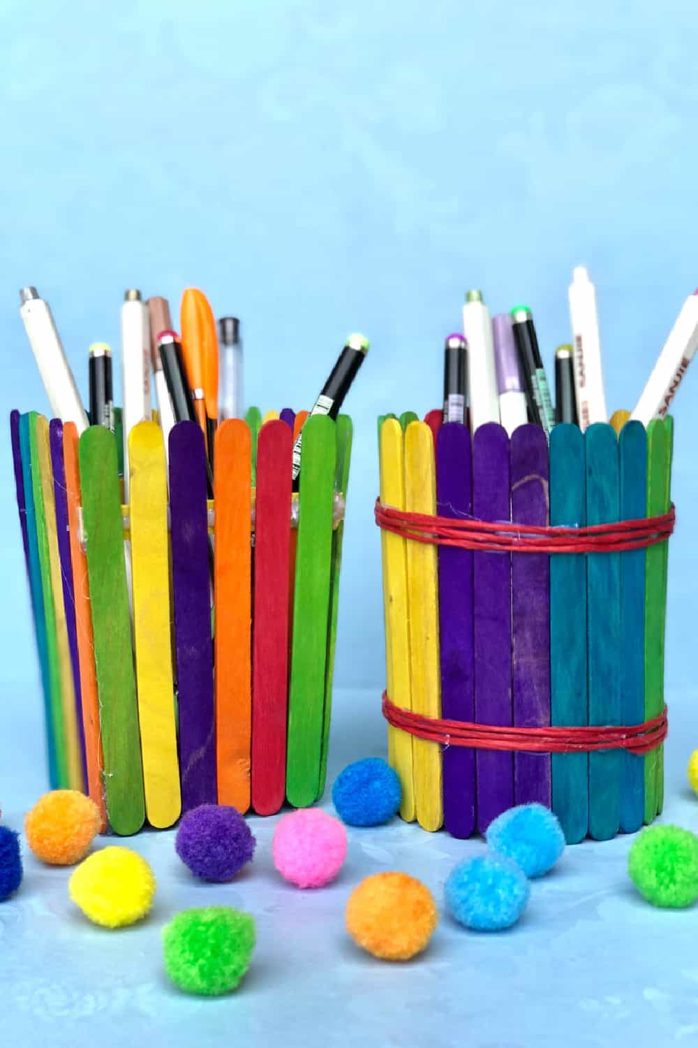 craft stick pen holders