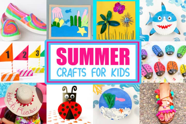 Easy Summer Crafts For Kids - Made with HAPPY