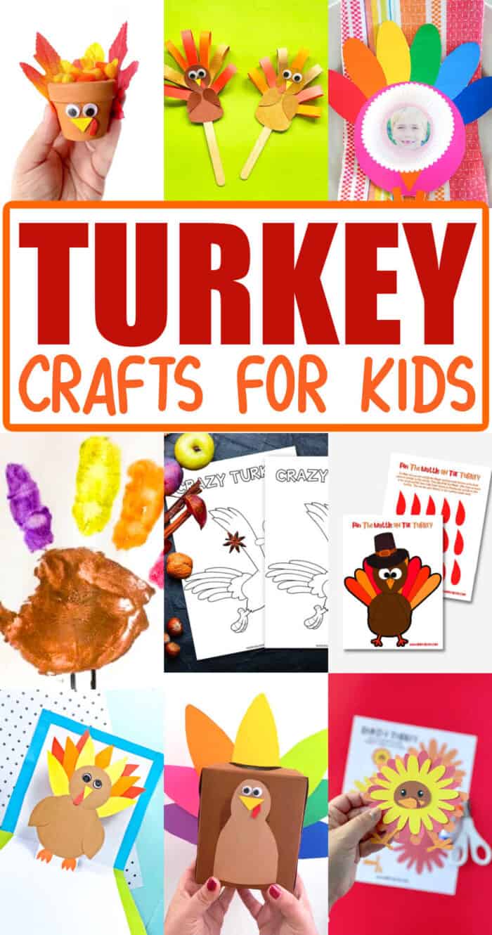crafts for kids turkeys