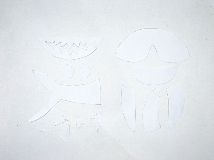 Paper Plate Shark Craft Made with HAPPY