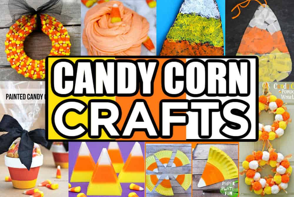 21+ Halloween Candy Corn Crafts For Kids - Made with HAPPY