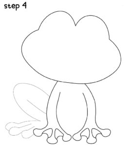 Cute Frog Drawings Step 4
