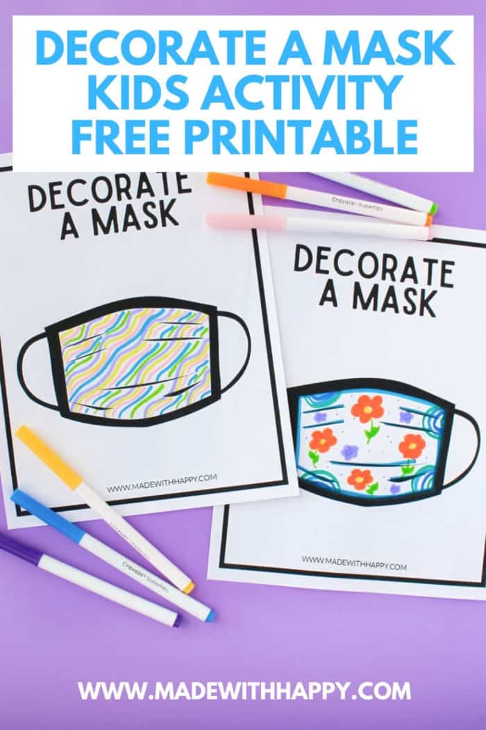 how to decorate a mask