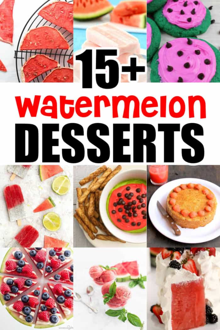 desserts with watermelon