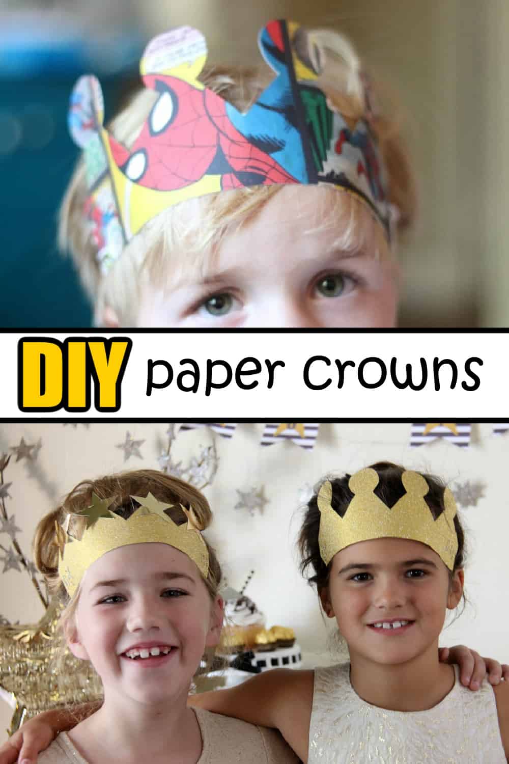 DIY Paper Crowns