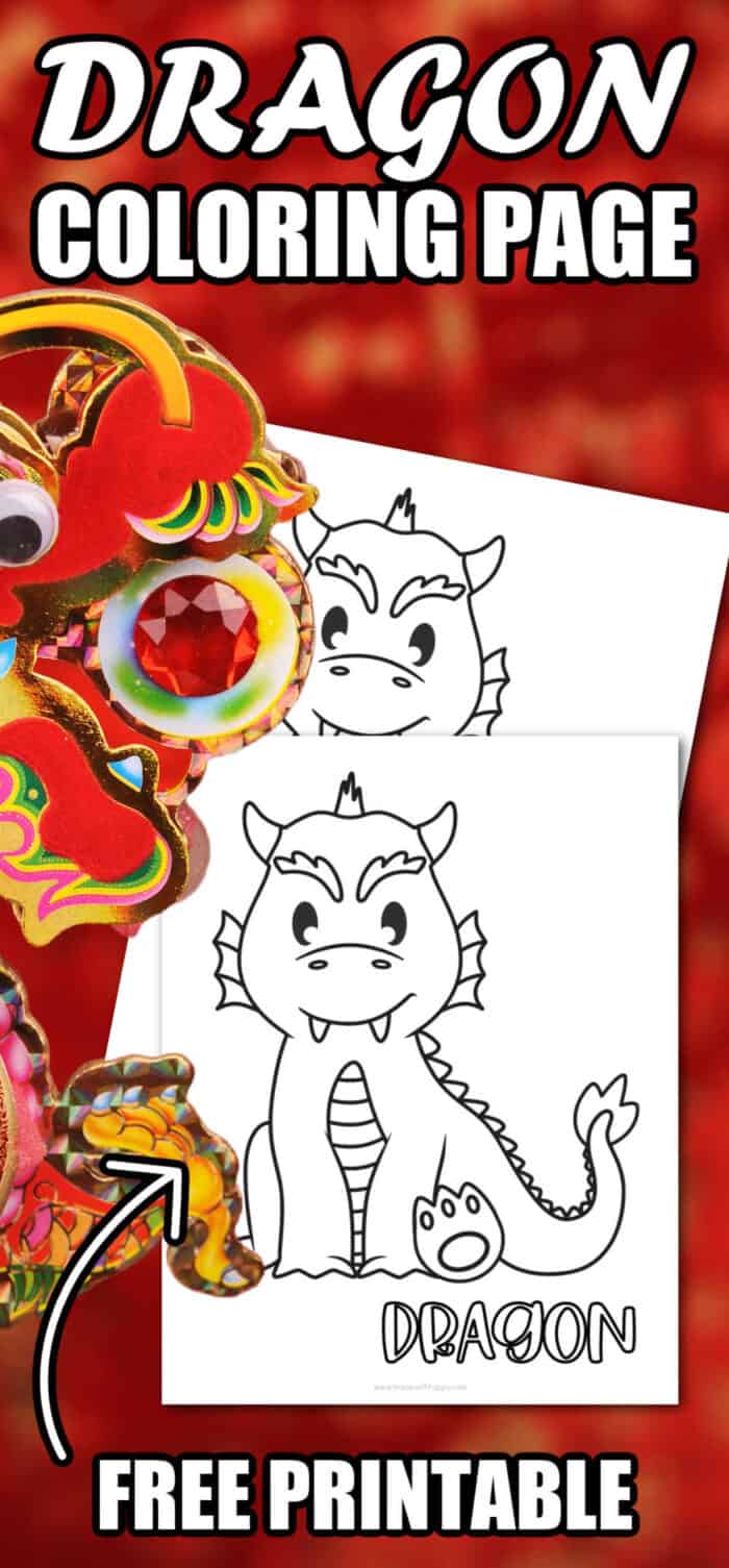 free printable dragon coloring pages