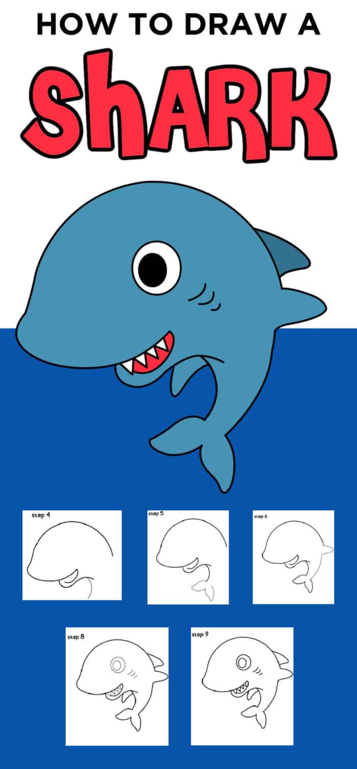 draw a shark