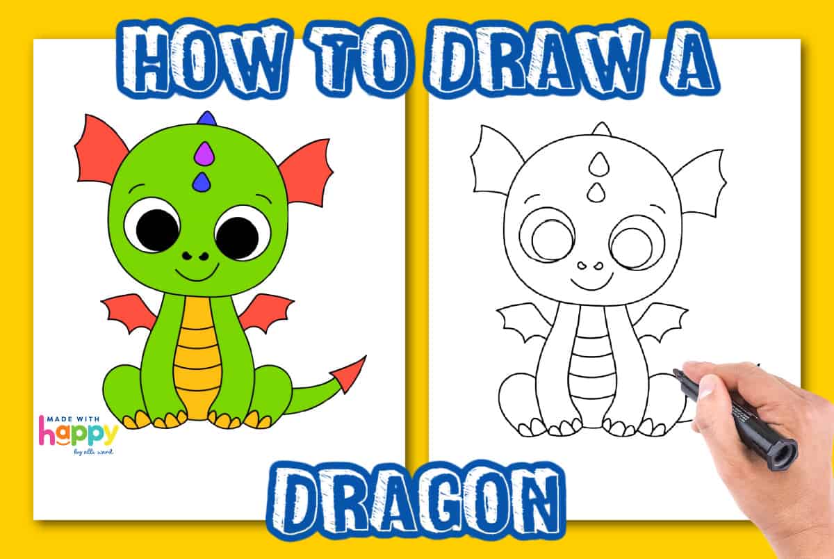 draw an easy dragon