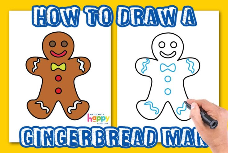 draw gingerbread man