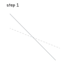 draw a spider web step 1