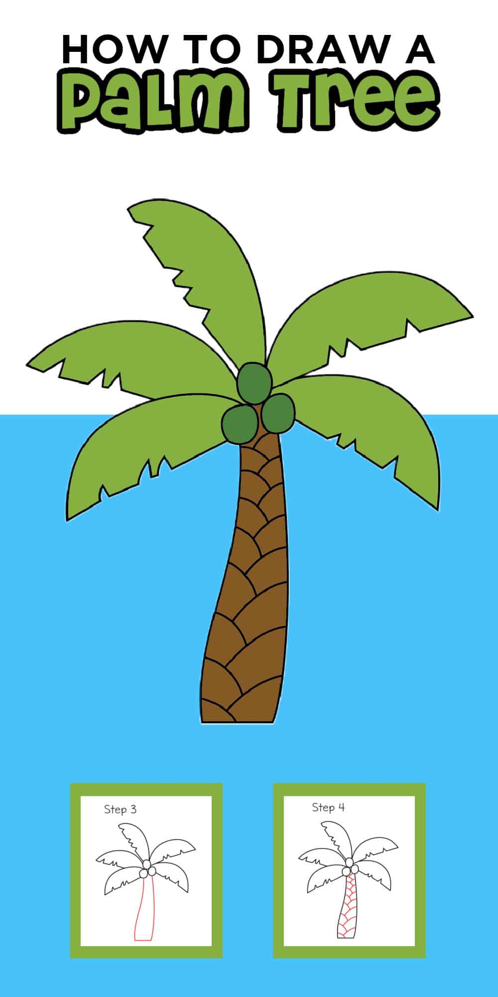 draw of a palm