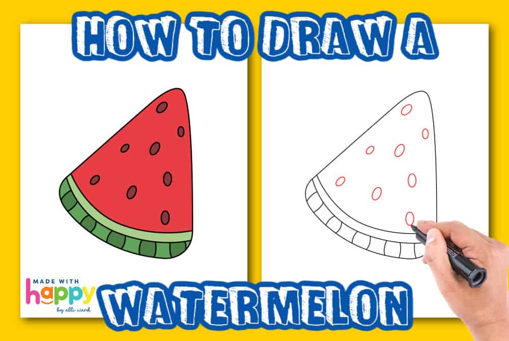 drawing watermelon