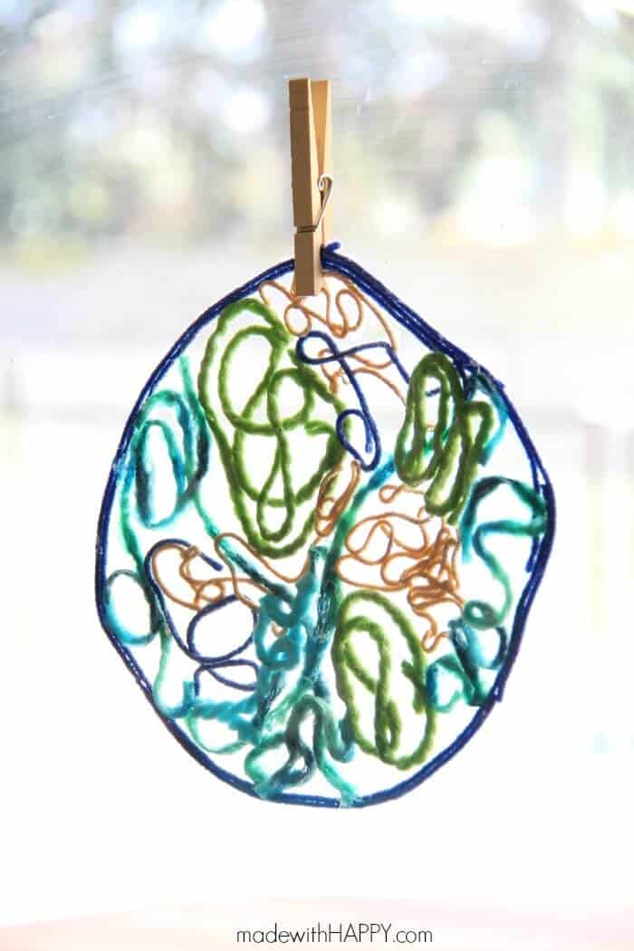 Yarn Earth Day Activity 