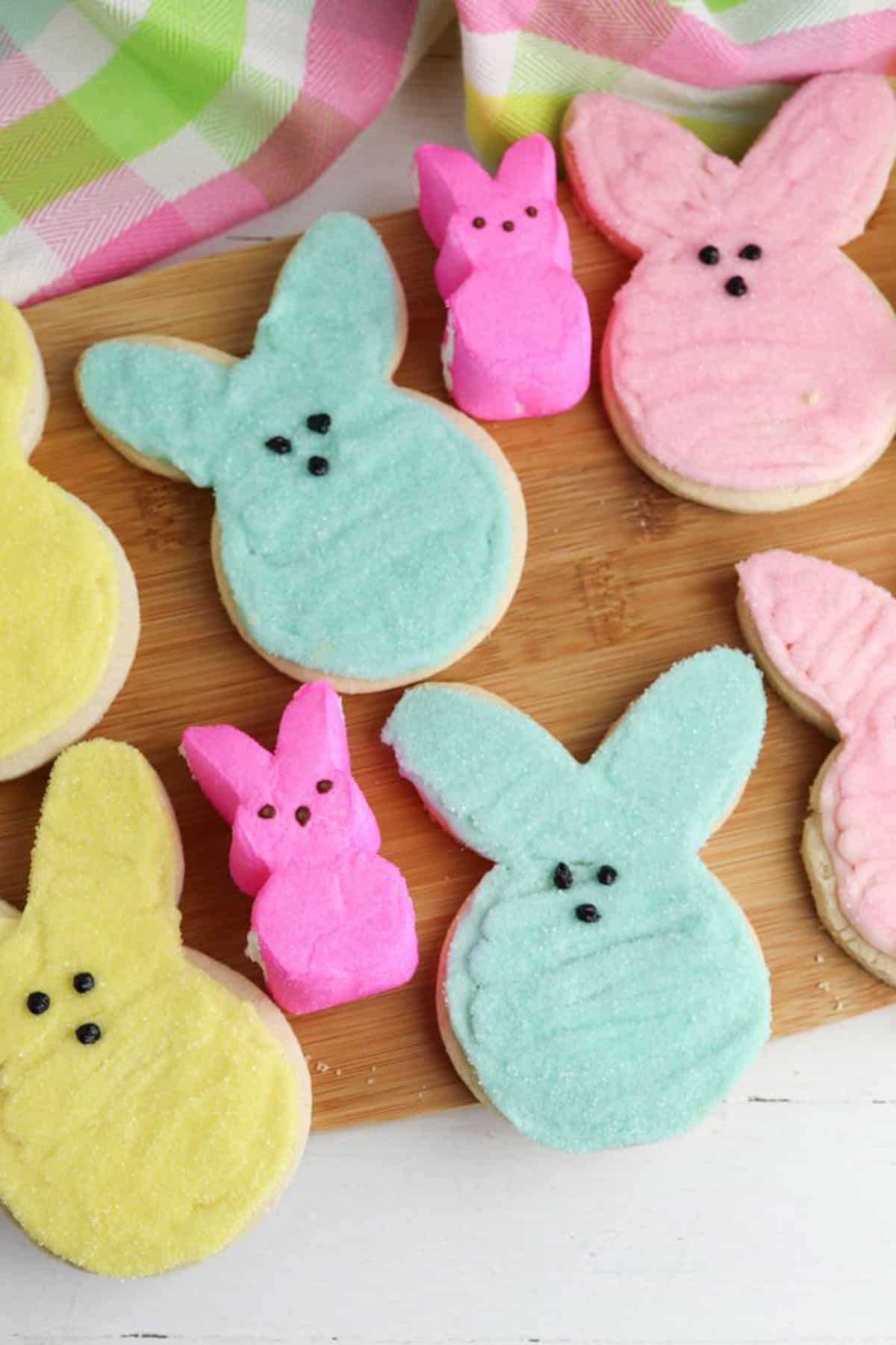 Easter Peeps Sugar Cookies