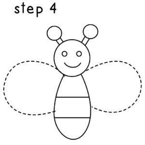 Easy Butterfly Drawing Step 4