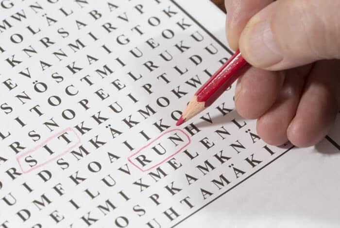 easy difficulty word search