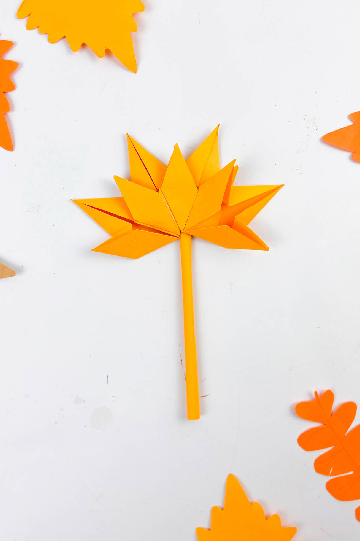 easy origami maple leaf