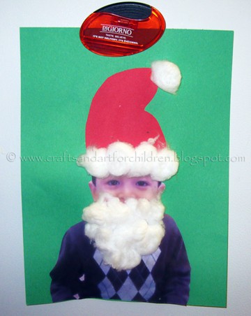 Easy Santa Craft for Kids