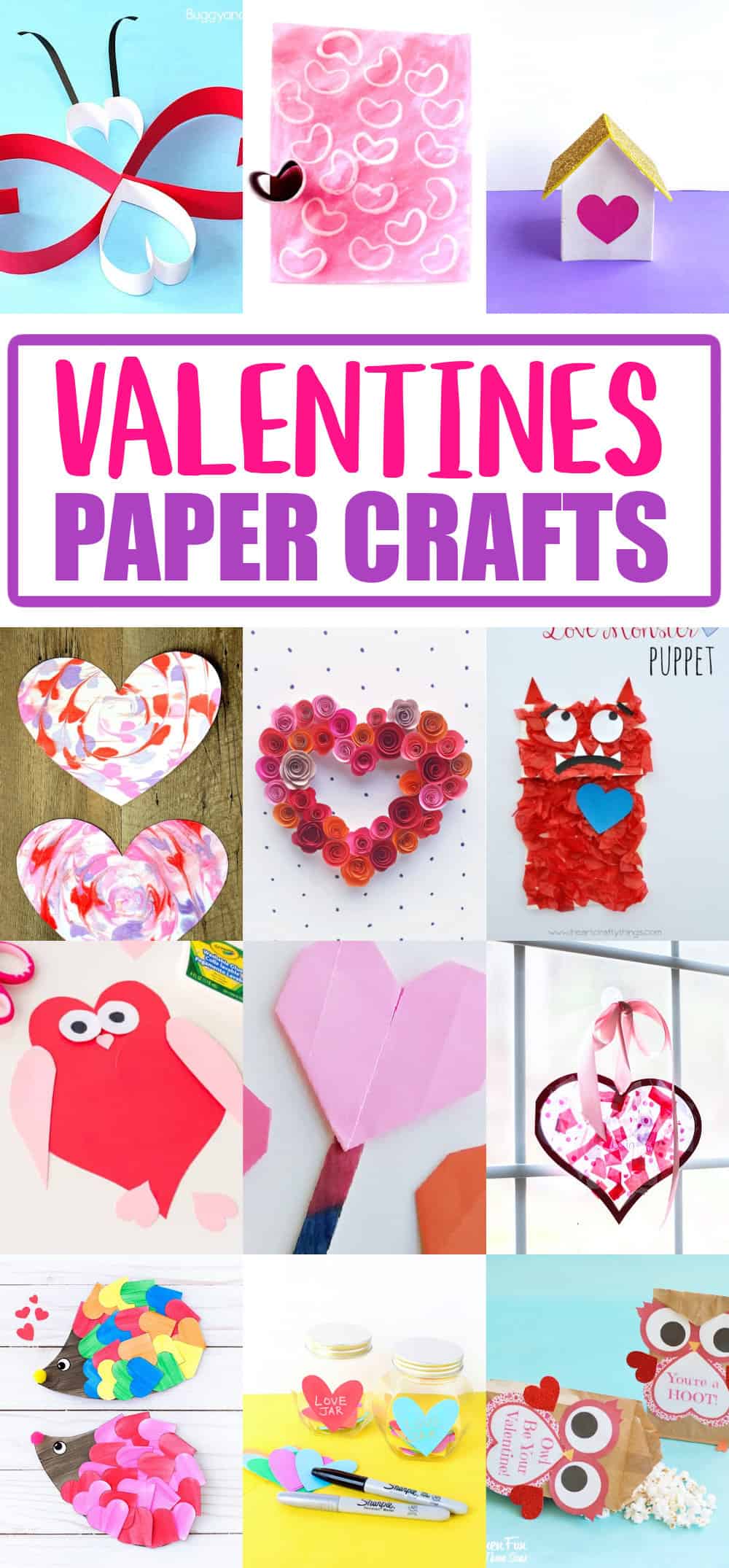 easy valentine paper crafts