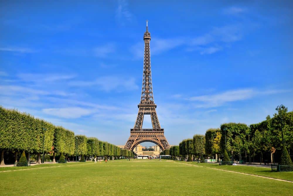 Eiffel Tower in Summer