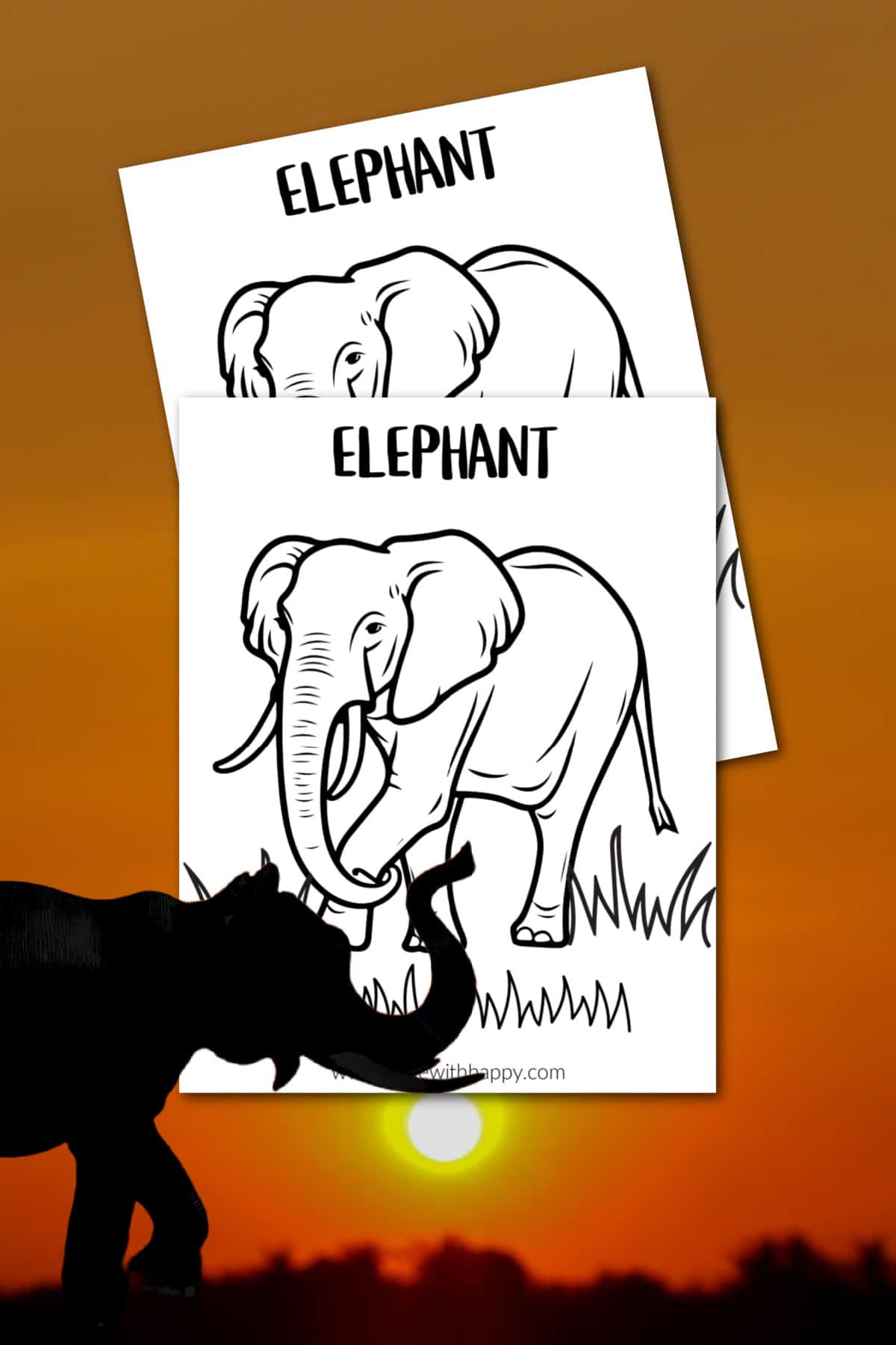 elephant coloring