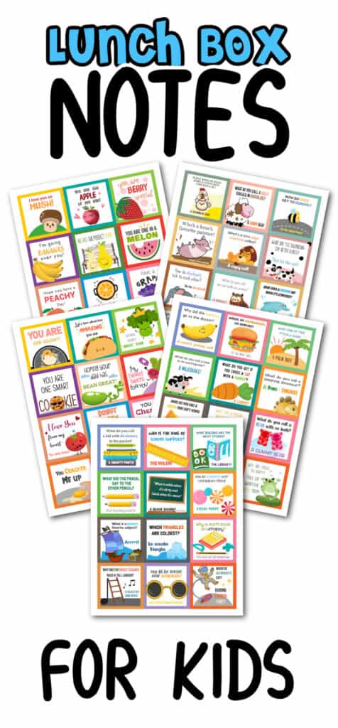 60 Free Printable Lunch Box Notes For Kids - Made with HAPPY